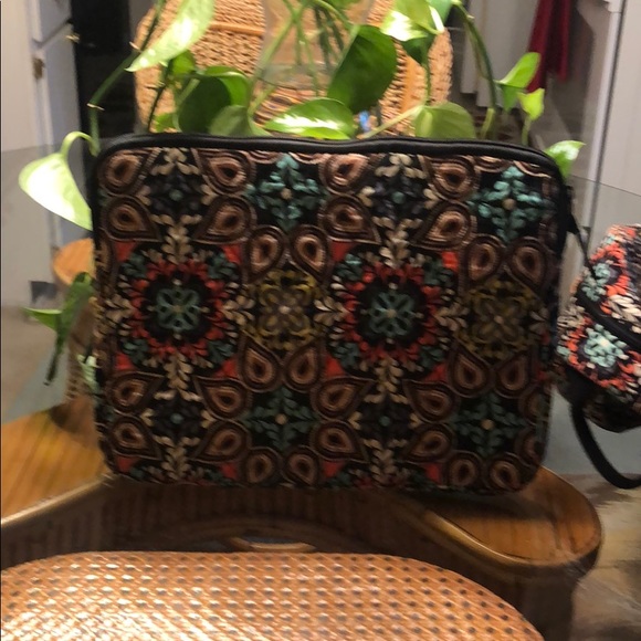 Vera Bradley backpack & laptop holder - Picture 4 of 7